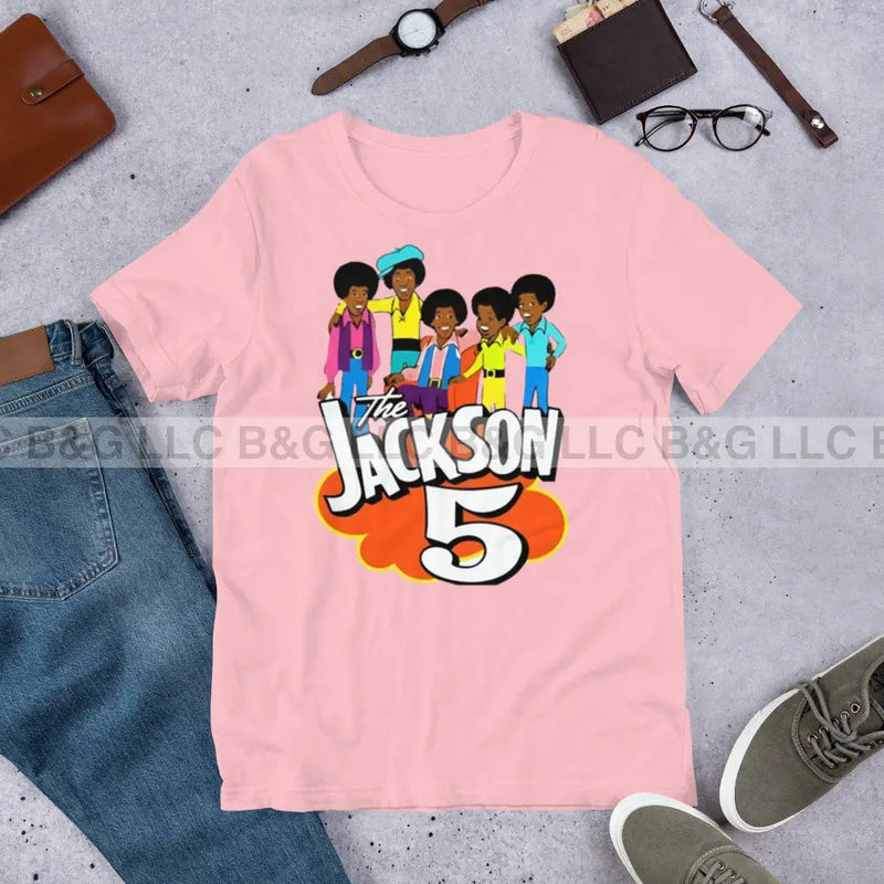 The Jackson 5 Unisex T-Shirt Pink / S T-Shirt