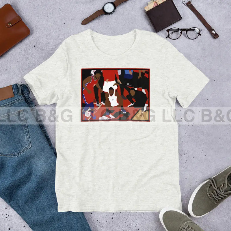 The Kawhi Shot Unisex T-Shirt Ash / S