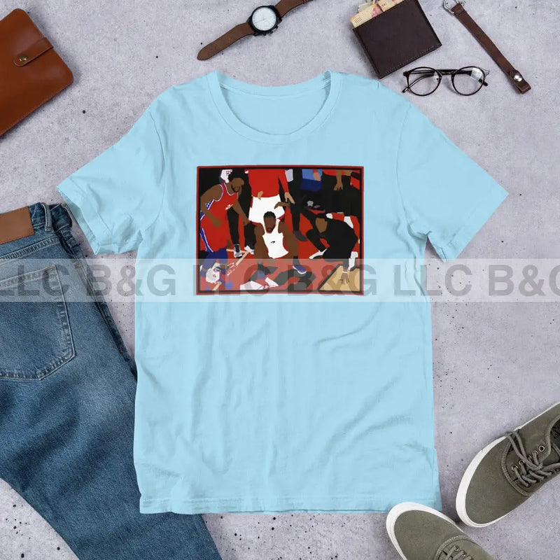 The Kawhi Shot Unisex T-Shirt Ocean Blue / S