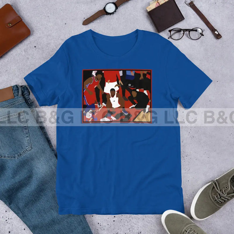 The Kawhi Shot Unisex T-Shirt True Royal / S