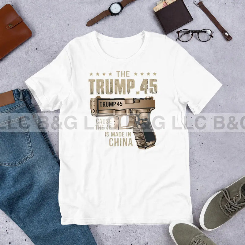 Trump 45 Gun Unisex t-shirt