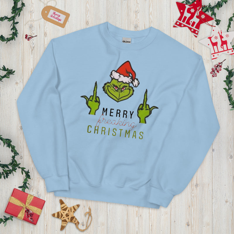 Merry Freaking Christmas Unisex Sweatshirt