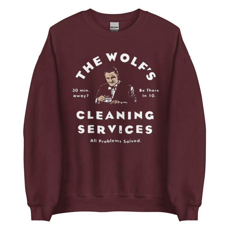 The Wolf's Cleaning Services Unisex Sweatshirt