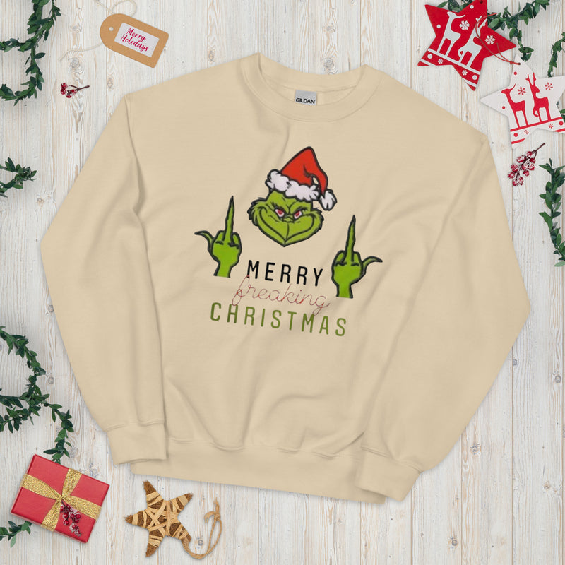 Merry Freaking Christmas Unisex Sweatshirt
