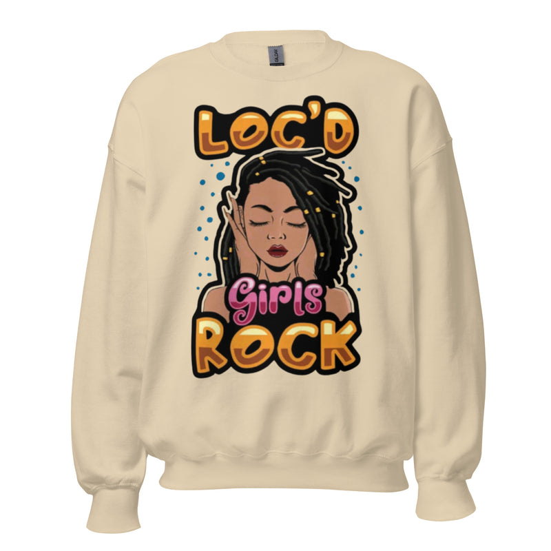 Loc'd Girls Rock Unisex Sweatshirt