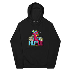 Humble Hustle Unisex eco raglan hoodie