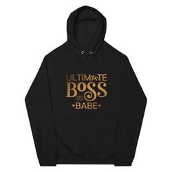 Ultimate Boss Babe Unisex eco raglan hoodie