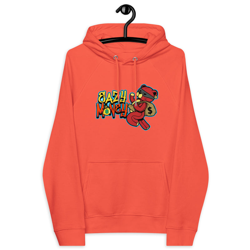 Eazy Money Unisex eco raglan hoodie