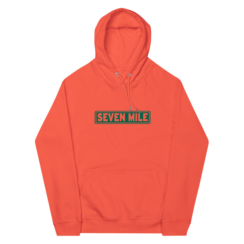 7 Mile Unisex eco raglan hoodie