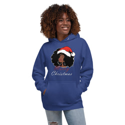 Black Girl Merry Christmas Hoodie