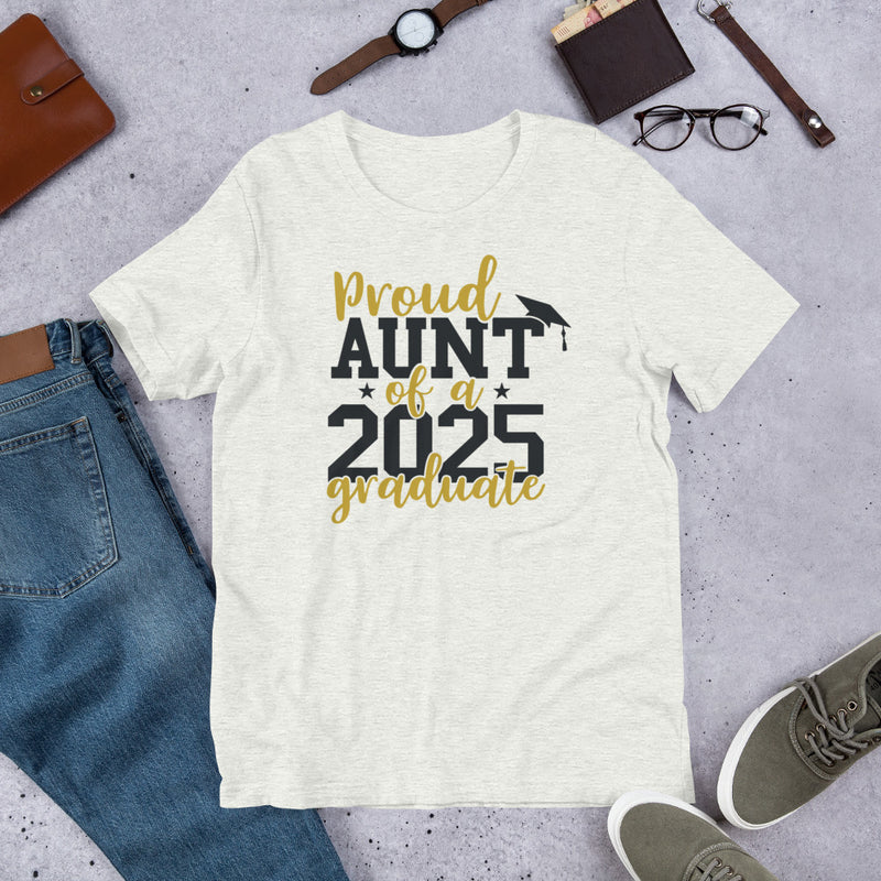 Proud Aunt of a 2025 Grad Unisex t-shirt