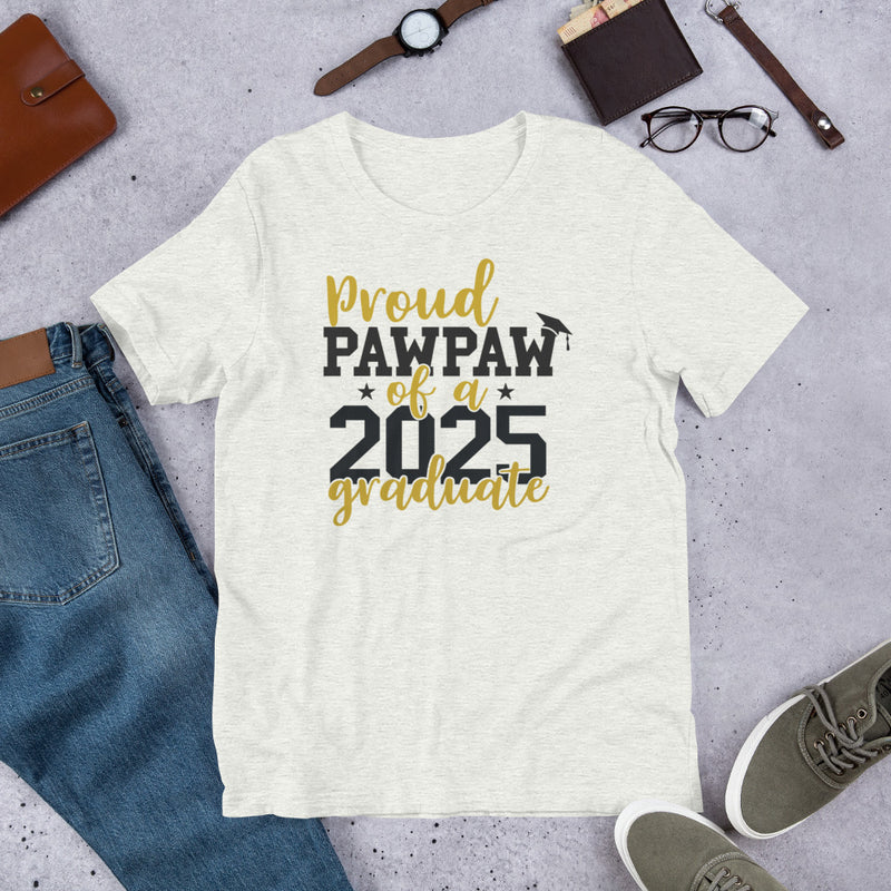 Proud Pawpaw of a 2025 Graduate Unisex t-shirt