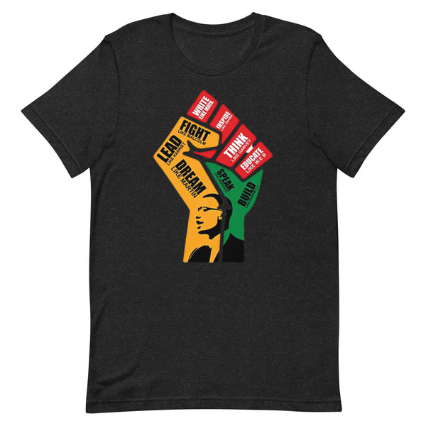 Fight Like Malcolm Unisex t-shirt