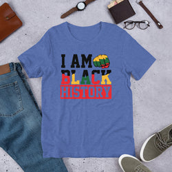 I am black history Unisex t-shirt