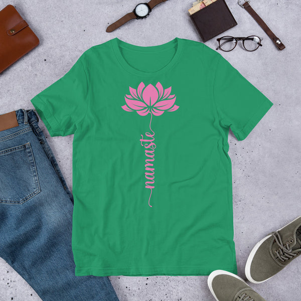 Namaste Flower Unisex t-shirt