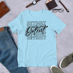 Cursive Detroit Unisex t-shirt