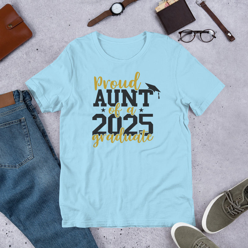 Proud Aunt of a 2025 Grad Unisex t-shirt