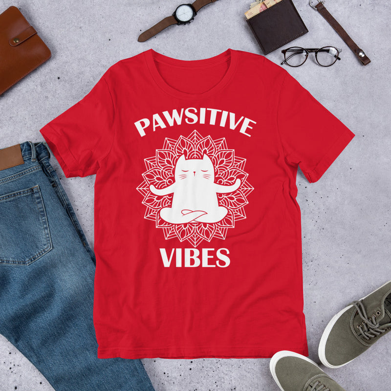 Pawsitive Vibes Unisex t-shirt