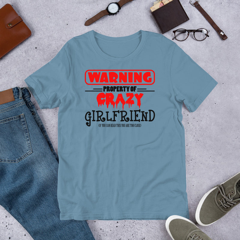 crazy girlfriend Unisex t-shirt