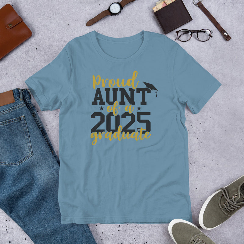 Proud Aunt of a 2025 Grad Unisex t-shirt