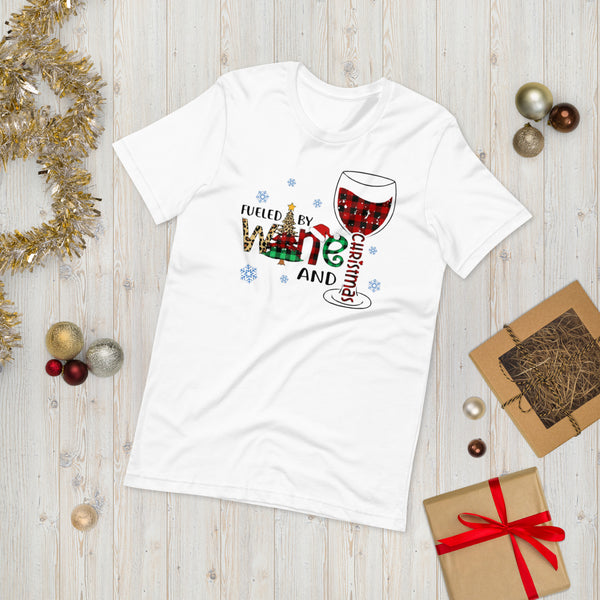 Fueled By Wine Unisex t-shirt
