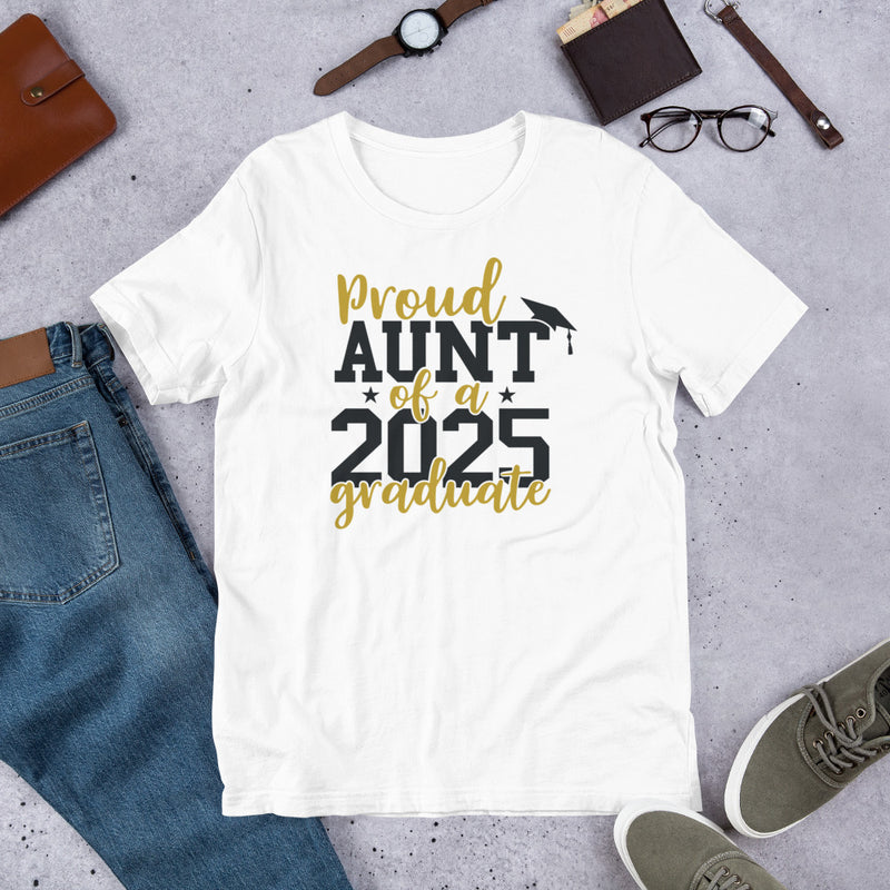 Proud Aunt of a 2025 Grad Unisex t-shirt