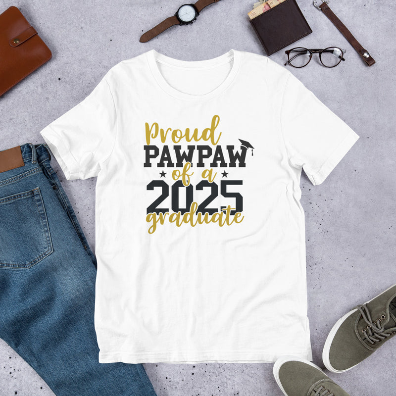 Proud Pawpaw of a 2025 Graduate Unisex t-shirt