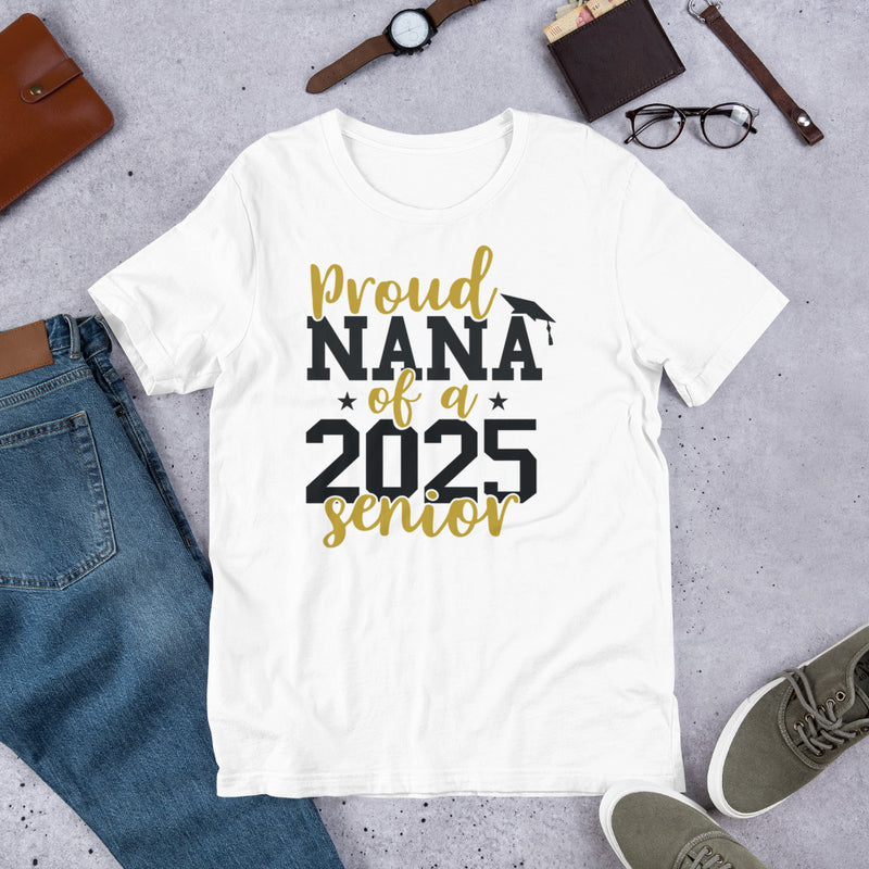 Proud Nana of a 2025 Graduate Unisex t-shirt