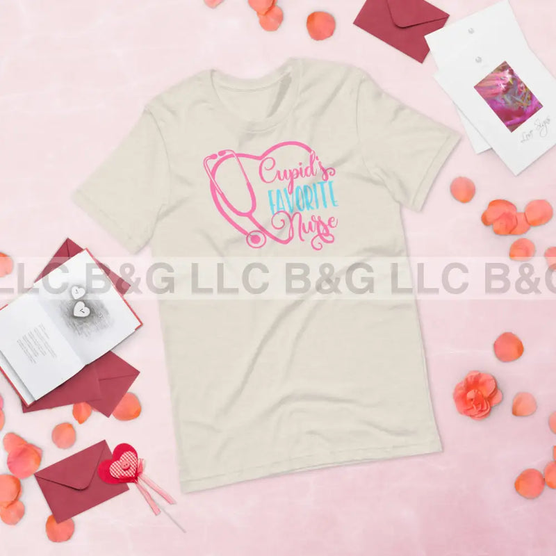 Valentine Cupid Favorite Nurse Unisex t-shirt