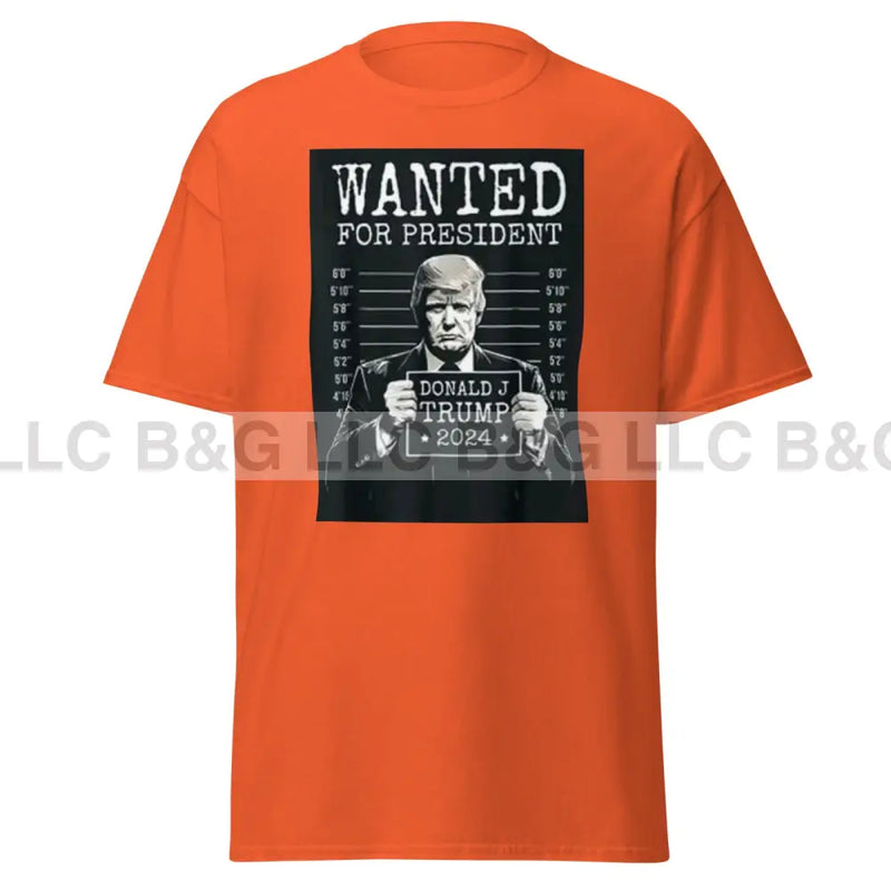 Wanted For President 2 Men's classic tee