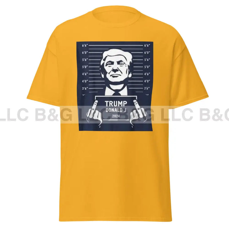 Wanted For President Middle Finger Men's classic tee