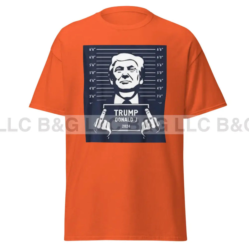 Wanted For President Middle Finger Men's classic tee