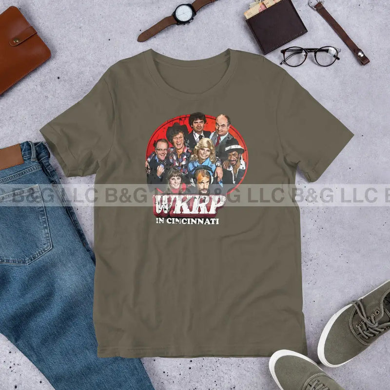 Wkrp In Cincinati Unisex T-Shirt Army / S