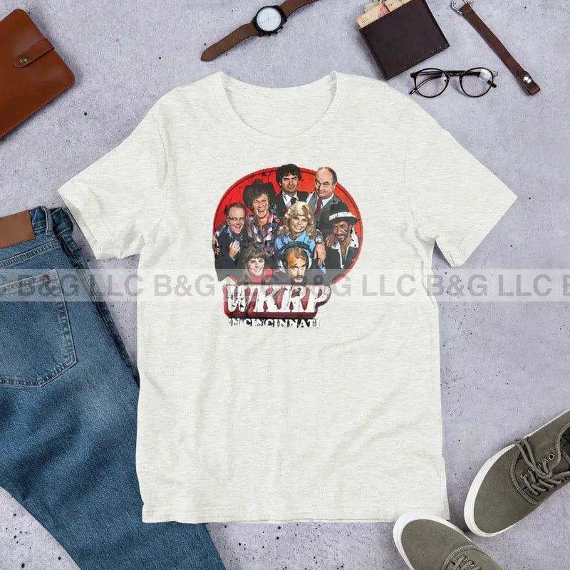 Wkrp In Cincinati Unisex T-Shirt Ash / S