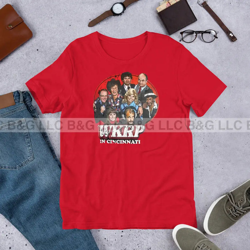 Wkrp In Cincinati Unisex T-Shirt Red / Xs