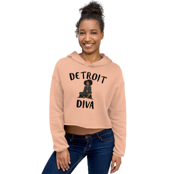 Detroit Diva Crop Hoodie