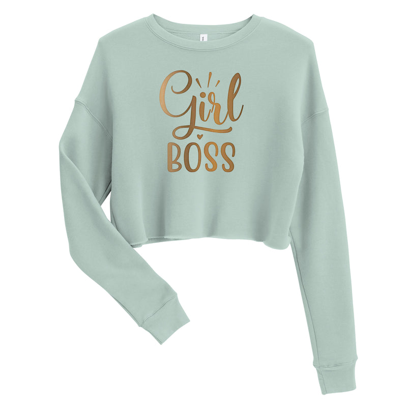 Girl Boss Crop Sweatshirt
