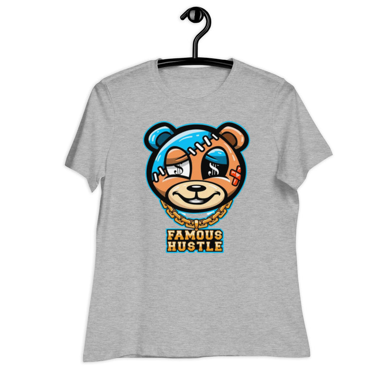 famous hustle bear Women's Relaxed T-Shirt