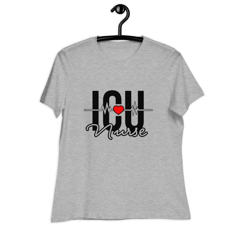 Heart ICU Nurse Women's Relaxed T-Shirt