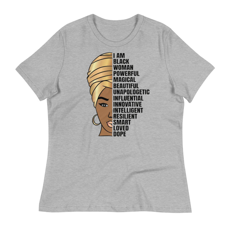 I Am Black Women's Relaxed T-Shirt