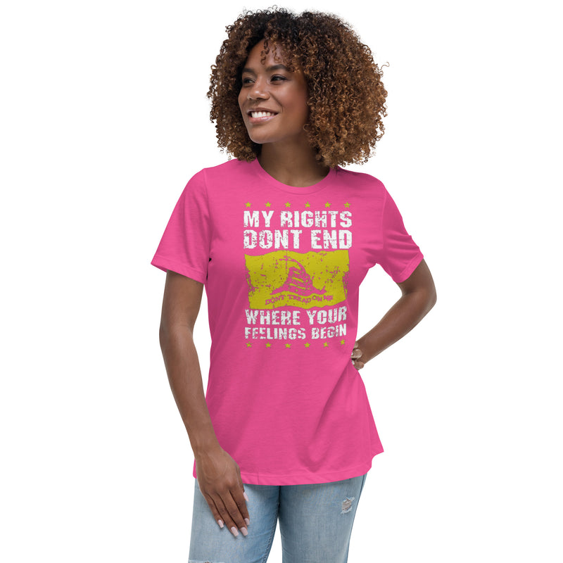 My Rights Dont End Women's Relaxed T-Shirt