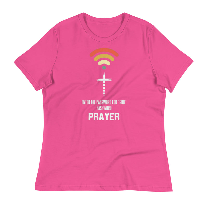 Enter The Password For God Women's Relaxed T-Shirt
