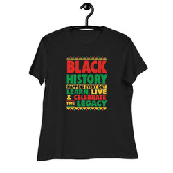 Black History Women's Relaxed T-Shirt