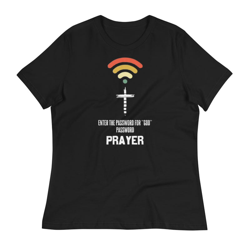 Enter The Password For God Women's Relaxed T-Shirt