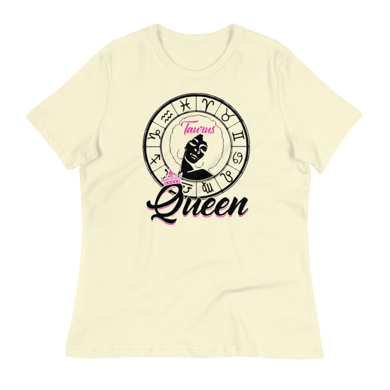 Taurus Queen Black Women's Relaxed T-Shirt