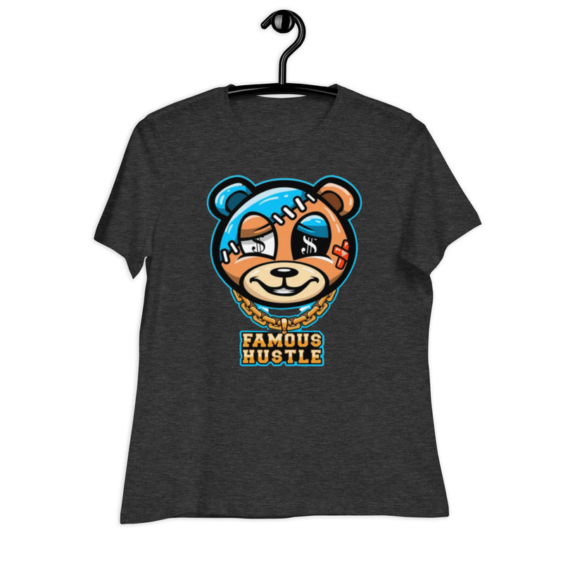 famous hustle bear Women's Relaxed T-Shirt