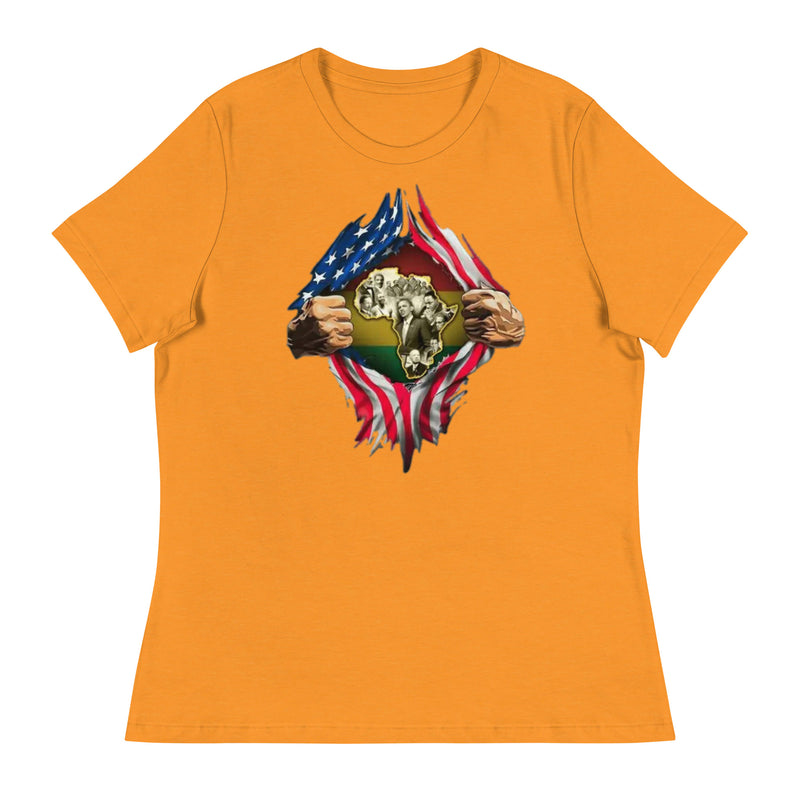 American Flag Women's Relaxed T-Shirt