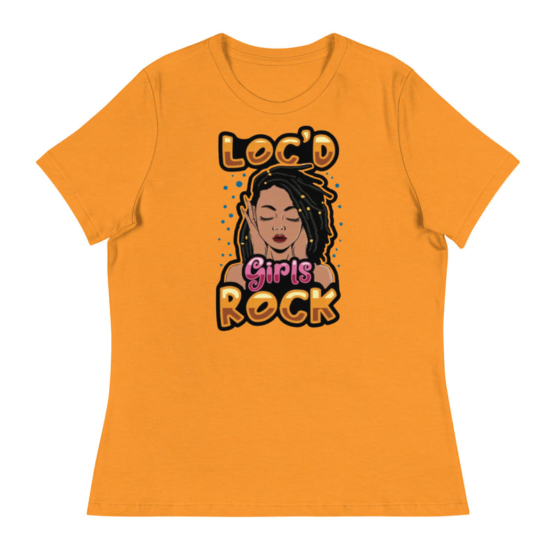 Loc'd Girls Rock Women's Relaxed T-Shirt