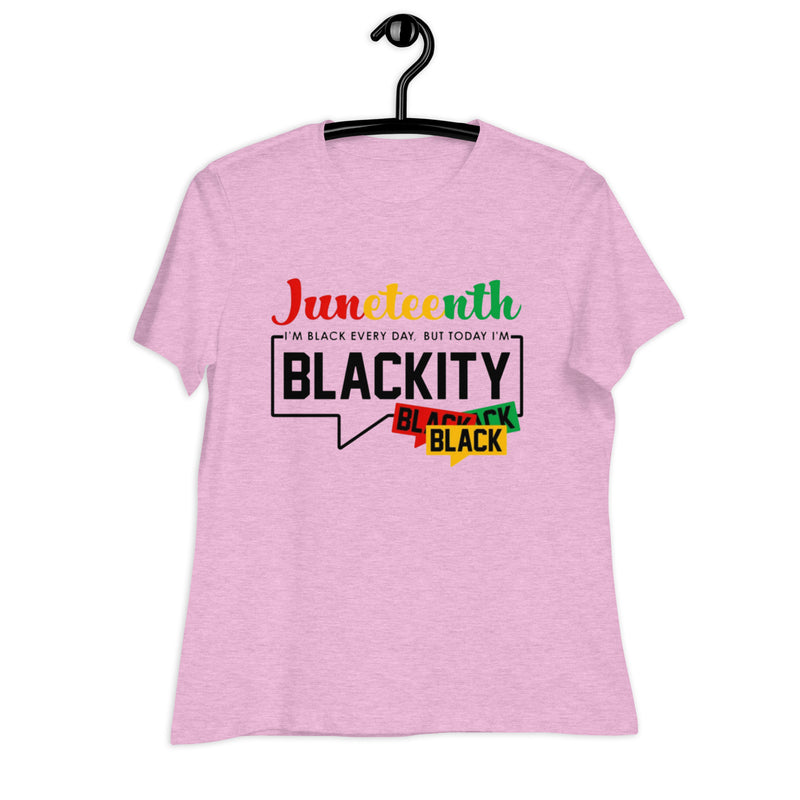 Blackity Black Women's Relaxed T-Shirt