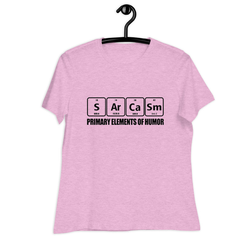 Sarcasm Primary Elements Women's Relaxed T-Shirt
